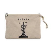 Amenra Kreuz Snake Krem Clutch Astarlı Cüzdan / El Çantası