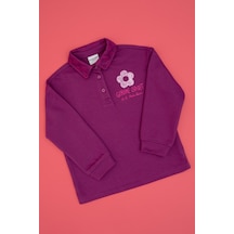 U.s. Polo Assn. Kız Çocuk Menekşe Sweatshirt 50317914-vr037 Menekse