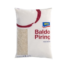 Aro Baldo Pirinç 2,5 Kg - İri Taneli, Tane Tane Pilavlık Pirinç Tarı