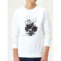 Ghost Rider Motorsikletci Rider Skull Kurukafa Erkek Sweat