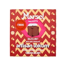 Marsel Delights Fındık Bitter Çikolatalı Lokum 99 G - 8 Adet Tarı