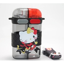Hello Kitty Figürlü Çift Bölmeli Matara Suluk Alk4716 Çok Renkli