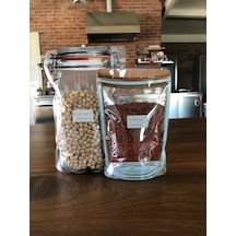 2 Boy Kavanoz Görünümlü Doypack Saklama Poşeti 5orta-700 Ml / 5 Büyük-1000 Ml