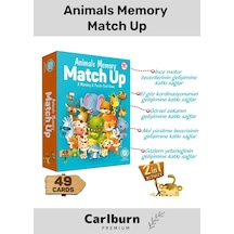 Özel Üretim Zeka Geliştirici Eğitici Çocuk El Göz Kordinasyonu Animals Memory Match Up