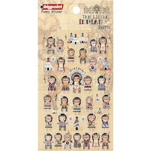 Bigpoint Sticker On Küçük Kızılderili X 15 Adet