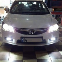 Megamarket06 Honda Cıvıc Fd6 Led Xenon Şimşek Uzun Far Ampulü Hb3 Zero