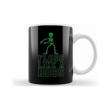 Flossing Floss Like A Boss Skeleton Kupa Bardak Porselen Karışık