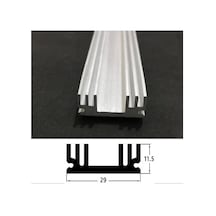 Led Soğutucu Alüminyum Led Soğutucu Power Led Soğutucu 29x11 Mm