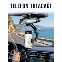 Araç Dikiz Aynası Telefon Tutucu Navigasyon Kullanımına Uygun Telefon Standı