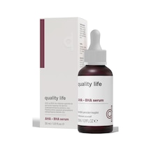 Quality Life Aha Bha Serum Canlandırıcı Cilt Tonu Eşitleyici Kırmızı Peeling Cilt Serumu Sku: Smg8690010515360