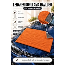 Lenaren 740 Gsm 50 80 Cm Oto Kurulama Havlusu Yüksek Emici Mikrofiber Bez