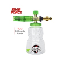 Robeve Bear Force Foam Lance Köpük Yapıcı Aparat 1l Köpük Aparatı Basınçlı Yıkama Makineleri Için Köpük Aparatı Çift Nozzle İle Birlikte Foam Canon Yl/lt Bağlantı Uyumlu