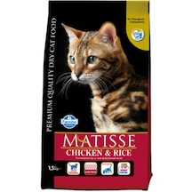 Matisse Tavuklu ve Pirinçli Yetişkin Kedi Maması 1500 G