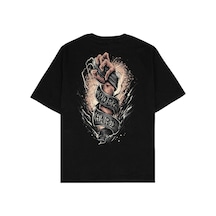Startmore Adrift Work Hard Siyah Oversize Unisex T-shirt Siyah