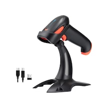 Hw0002 Kablosuz Barkod Okuyucu, 1d/2d/qr Kod Tarayıcı, Bluetooth/2.4g/usb 3 Ü 1 Arada, Titreşim