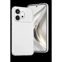 Huawei Honor 600 Lüx Şeffaf Silikon - Şeffaf