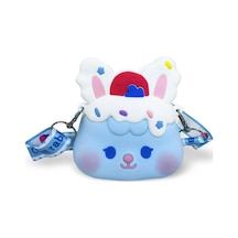 Ogi Mogi Toys Silikon Mavi Tavşan Omuz Çantası