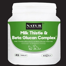 Milk Thistle & Beta Glucan Kedi Köpek İçin Karaciğer Detoks Ve Bağışıklık Tableti 45 Adet