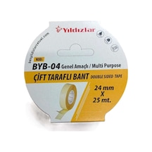Yıldızlar Çift Taraflı Bant 24mmx25m - 2 Adet