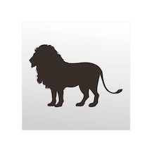 Folyo Sticker Aslan 60cm Uzunluk Siyah
