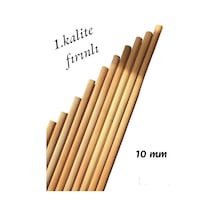 Ahşap Kavela Çıta Çubuk Kavela Yivli  10 mm 40 cm 50 Adet