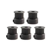 Moly Creality 3d Yazıcı Parçası: 20 Dişli 2gt Zımba Tekerleği, 5mm Çap, 6mm Kayış, Alüminyum, 5 Adet