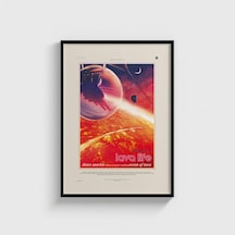 55 Cancri E Lava Life Nasa Tablo Çerçeveli Poster Duvar Dekorasyonu Siyah Çerçeveli Tablo Siyah Çerçeveli Tablo Dn11d114sıyah