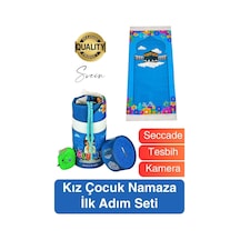 Özel Üretim Erkek Çocuk Namaza İlk Adım Seccade Tesbih Seti Oğlumun Seccadesi Oyun Hazırlık  Standart Standart