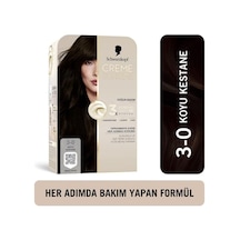 Schwarzkopf Creme Supreme Kit Boya 3-0 K.kestane