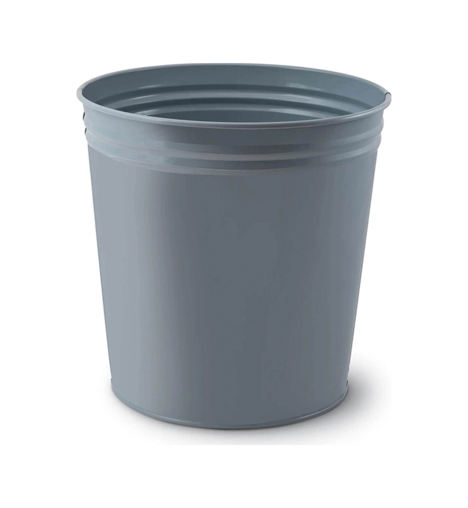 853 Çöp Kovası Metal Kırmızı Tek Renk