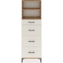 Arges Dolap 2 Raflı 4 Çekmeceli 60x30x182 Çam-aytaşı Atlas Çam