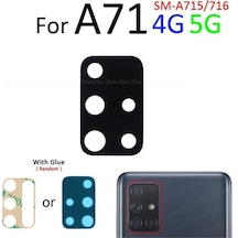 Samsung Galaxy Uyumlu A71 Kamera Camı Kamera Lensi Arka Kamera Camı Lens Yapışkanlı İnd21288