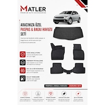 Volkswagen Polo 2025 Model 4d Ekstra Havuzlu Paspas Ve Bagaj Havuzu Set