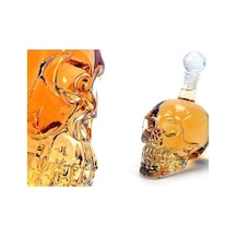 Hubrendy Emin Crystal Head Kuru Kafa Cam Şişe 350 Ml