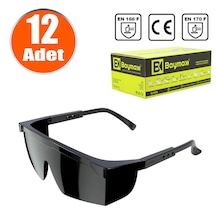 Baymax İş Güvenlik Gözlüğü Ayarlı Kaynakçı Koruyucu Gözlük Siyah N11.4205