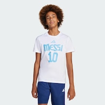 Adidas Messi Name And Number Graphic Çocuk Tişört C-adıjj1416c40a00 Beyaz