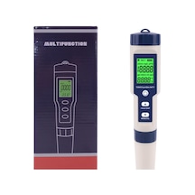 5in1 Dijital PH/TDS/EC/Tuzluluk/Sıcaklık Metre Işıklı Test Cihazı