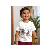 Stil X Ramazan Bayramı Baskılı Erkek Çocuk Tshirt, %100 Pamuklu Kumaş Beyaz-9