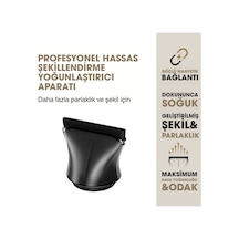 Profesyonel Hassas Şekillendirici Konsantre Başlık 66 Mm Siyah