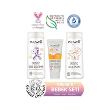 Ecowell Organik Bebek Bakım Seti ( 3 Ürün)