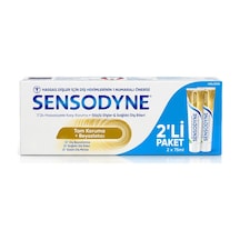 Sensodyne Tam Koruma Ve Beyazlatıcı Diş Macunu 75ml X2 Adet