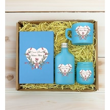 Bk Gift Kişiye Özel İsimli Dtf Anne Temalı Turkuaz Defter & Kahve Fincanı & Kolonya & Mum Hediye Seti-5, Anneye Hediye, Anneler Günü Hediyesi Kobitmey Bk Gift Kişiye Özel İsimli Dtf Anne Temalı Turkuaz Defter & Kahve Fincanı & Kolonya & Mum Hediye Seti-5, Anneye Hediye, Anneler Günü Hediyesi Kobitmey