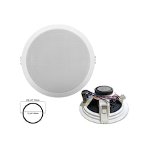 Nwork C-6t Alçıpan Tavan Hoparlör 16cm 10 Watt Trafolu Beyaz