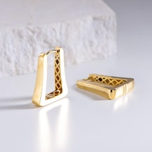 14 Ayar İtalyan Modern Altın Küpe 5,05 Gr-5955