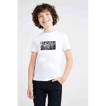 Tshirthane Kpop Key Shinee Baskılı Unisex Çocuk Beyaz T-Shirt (534797139)