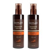 Dermokil Vitamin E & Carrot Oil Bronzlaştırıcı Güneş Yağı 2 x 200 ML