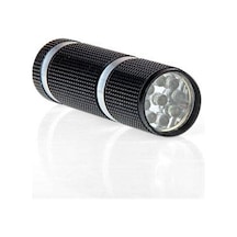 Yeni Ürün 9 Ledli Lüks Süper Parlak Metal Mini El Feneri Beyaz - 825544913 Beyaz