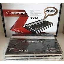 Cadence Tx70 2500W 4 Kanal Oto Amfi