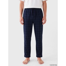Lc Waikiki Lc Waıkıkı Lacivert Regular Fit Ekose Erkek Pijama Alt