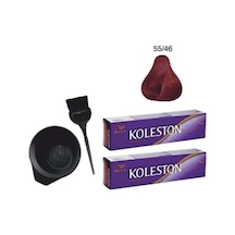 Koleston Saç Boyası 55/46 Kızıl Büyü 50M X2Adet L+Boyama Seti
